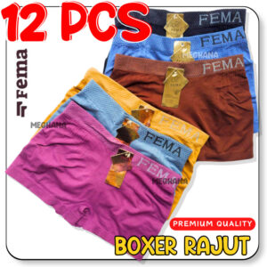 boxer fema rajut wanita